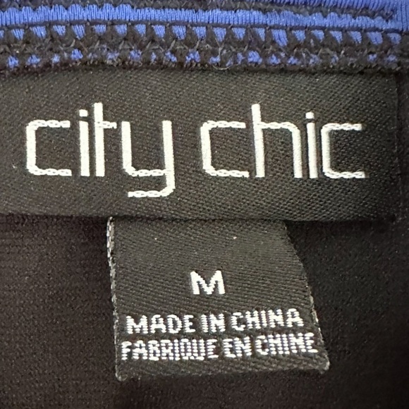 CITY CHIC COLOR BLOCK ONE PIECE SWIMSUIT SIZE MEDIUM/18 - Picture 9 of 16